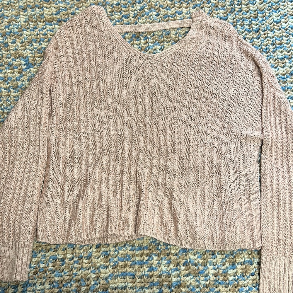 Blush pink sweater